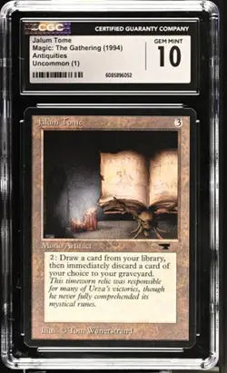 Jalum Tome, Antiquities Mtg. CGC 10 Gem Mint! - Image 1