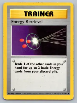 Pokemon TCG Base Set Energy Retrieval #81 - Image 1
