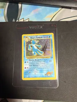 Pokemon English Misty's Golduck Gym Heroes Holo #12/132 2000 Foil LP - Image 1