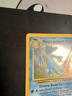 Pokemon English Misty's Golduck Gym Heroes Holo #12/132 2000 Foil LP - Image 3