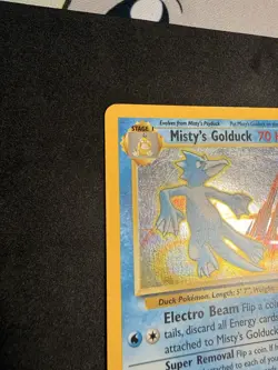 Pokemon English Misty's Golduck Gym Heroes Holo #12/132 2000 Foil LP - Image 4