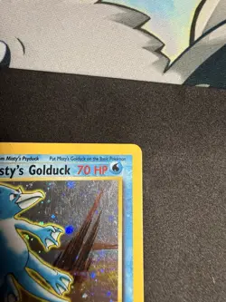 Pokemon English Misty's Golduck Gym Heroes Holo #12/132 2000 Foil LP - Image 5