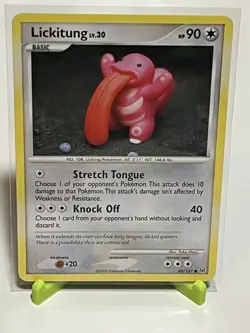 Pokemon Lickitung 80/127 Platinum Common NM Condition - Image 1