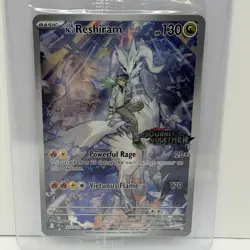 Pokemon N's Reshiram 167/159 Journey Together Stamped Box Topper Promo Sealed - Image 2