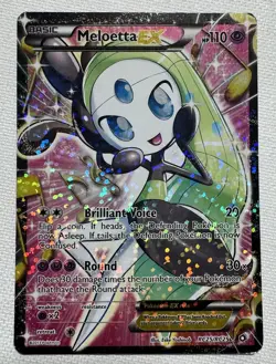 Meloetta EX (Full Art) #RC25/RC25 Legendary Treasures Radiant Collection Pokemon - Image 1