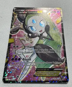 Meloetta EX (Full Art) #RC25/RC25 Legendary Treasures Radiant Collection Pokemon - Image 2