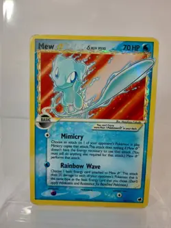 Mew [Gold Star] #101 Pokemon Dragon Frontiers - Image 1