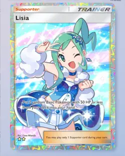 Lisia Full Art 2?, Pokemon TCG Pocket, Mega-Rising, English - Image 1