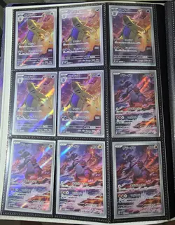 Japanese Pokemon TCG Binder - Sword & Shield / Scarlet Violet Art Rares + Holos - Image 2