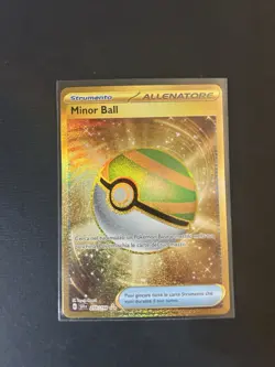 🇮🇹POKEMON MINOR BALL 255/198 SCARLATTO E VIOLETTO GOLD RARA SEGRETA NM-ITA - Image 1