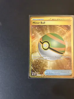 🇮🇹POKEMON MINOR BALL 255/198 SCARLATTO E VIOLETTO GOLD RARA SEGRETA NM-ITA - Image 5