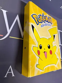 Vintage 2000 Pokemon Pikachu 2-Ring Binder - Official Nintendo - Ash & Pikachu - Image 2