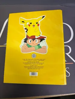 Vintage 2000 Pokemon Pikachu 2-Ring Binder - Official Nintendo - Ash & Pikachu - Image 3