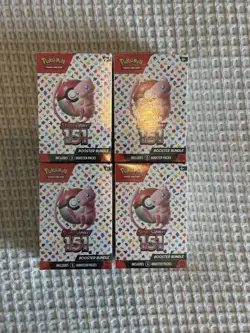 Pokemon TCG 151 Booster Bundle Lot Of 4 - Image 1