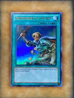 Yugioh Reinforcement of the Army LCJW-EN286 Ultra Rare 1st Ed NM - Image 1