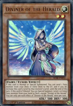 Diviner Of The Herald - Ultra Rare 1st Edition BLTR-EN072 - NM - YuGiOh - Image 1