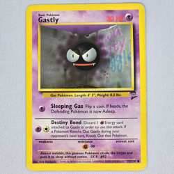 Gastly 075/130 Base Set 2 Regular Common Vintage Pokemon Card WOTC English LP - Image 1