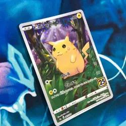 Pikachu - 001/028 - Reverse Full Art 25th Anniversary Japanese Pokemon Card - NM - Image 3