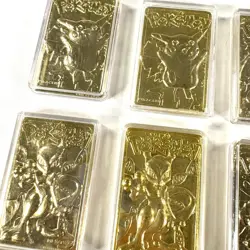 1999 Pokemon 24K Gold Plated Trading Card Limited Edition Burger King - Image 2