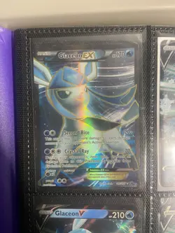 Eevee, Glaceon, Leafeon Binder Lot of 25+ Pokemon Cards Mixed NM To MP #A - Image 2