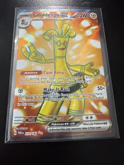 Gholdengo ex 231/182 Paradox Rift Pokemon Card - Pack Fresh - Fast Shipping - Image 2