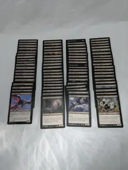 Lot Of (79) MTG Bulk Black Common And Uncommon Trading Cards - Image 2