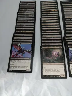 Lot Of (79) MTG Bulk Black Common And Uncommon Trading Cards - Image 4