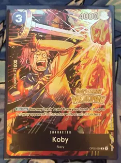 Koby (Online Regional 2023) [Participant] OP02-098 One Piece Promotion Cards NM - Image 1