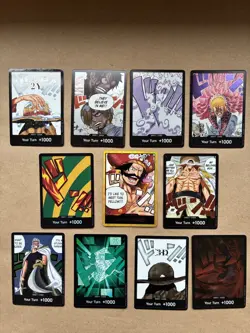 One Piece DON Card Gold Carrying On His Will (OP13) English + 10 more Don Cards - Image 1