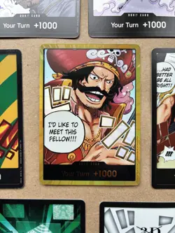 One Piece DON Card Gold Carrying On His Will (OP13) English + 10 more Don Cards - Image 2