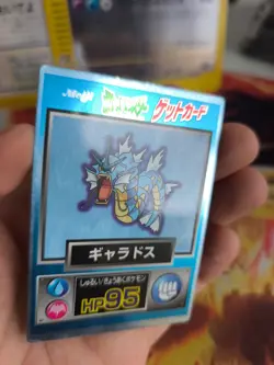 Pokemon Karte Card Holo Meiji Promo Chocolate 1997 japanese Gyarados Garados NM- - Image 2