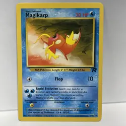 Magikarp 47/82 Team Rocket WOTC 2000 Pokemon Card NM Water Type Vintage - Image 1