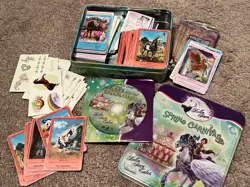 Bella Sara Rare Trading Card Lot with Tin, Stickers, DVD and More! - Image 1