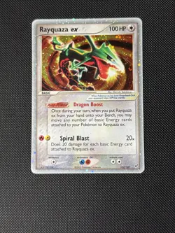 Pokemon EX Deoxys Rayquaza Holo Ultra Rare Card 102/107 2005 - Image 1