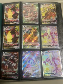 Huge Binder Collection Lot of 80+ Pokemon Cards Mixed NM To LP #A - Image 1