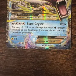 M Gyarados EX Holo Card 27/122 XY Breakpoint Pokemon Card - HP - Image 2