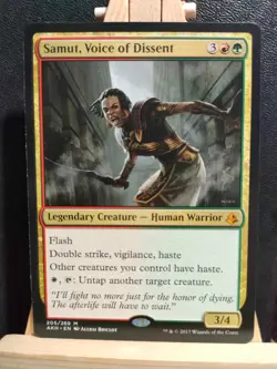 Samut, Voice of Dissent - Amonkhet - Mythic - NM to LP (see pics) MTG - Image 1