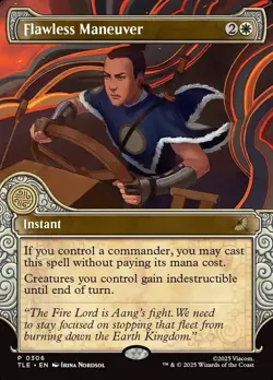 1x - Flawless Maneuver - Showcase #306 - Avatar: Eternal - NM MTG - Image 1