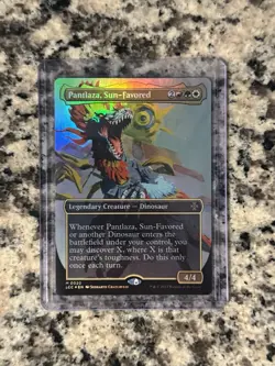 MTG FOIL BORDERLESS Pantlaza, Sun-Favored Lost Caverns of Ixalan NM - Image 1