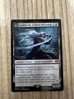 Sephiroth, Fabled SOLDIER MTG Final Fantasy Non-foil #0115 NM - Image 1