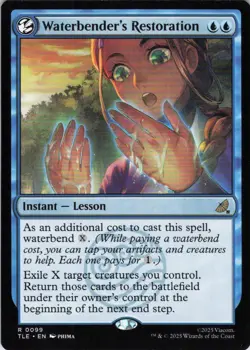 MTG Waterbender's Restoration (99) | NM | Avatar: The Last Airbender {TLE} - Image 1