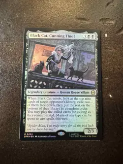 Black Cat, Cunning Thief Marvel's Spider-Man Foil Rare - Image 1