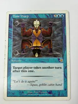 Time Warp Starter 1999 Magic the Gathering MTG Moderately played - Image 1