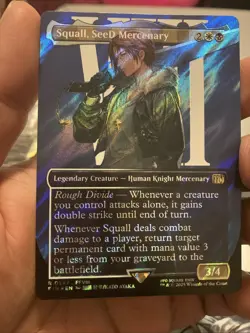 Squall, SeeD Mercenary (Borderless) (Surge Foil) Final Fantasy Foil - Image 1