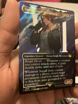 Squall, SeeD Mercenary (Borderless) (Surge Foil) Final Fantasy Foil - Image 2