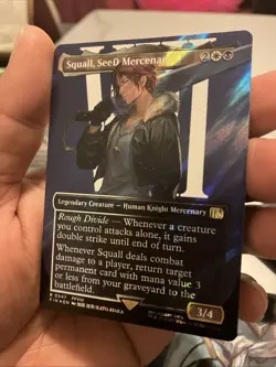 Squall, SeeD Mercenary (Borderless) (Surge Foil) Final Fantasy Foil - Image 3