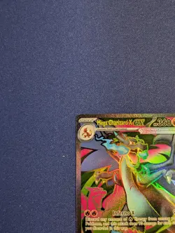 ENGLISH Mega Charizard X EX FULL ART 109/094 Phantasmal Flames Pokemon Card - Image 4