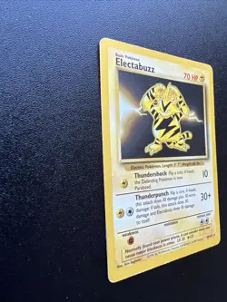 Electabuzz 020/102 Base Set Pokemon vintage 1999 WotC Non-Holo Rare - Image 2