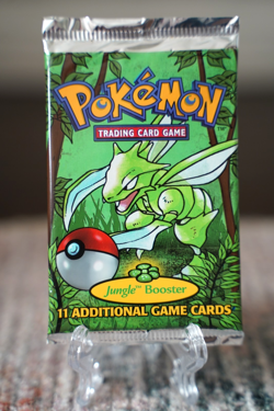 Pokemon Jungle Unlimited 1999 Scyther Artwork Booster Pack WOTC Sealed Vintage - Image 1