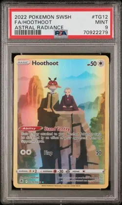 Graded Pokemon - Hoothoot (TG12/TG30) Astral Radiance PSA 9 - Image 1